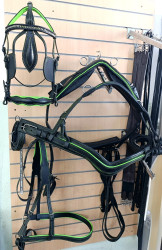 Комплект шорной упряжи с цветным кантом для пони - фото3